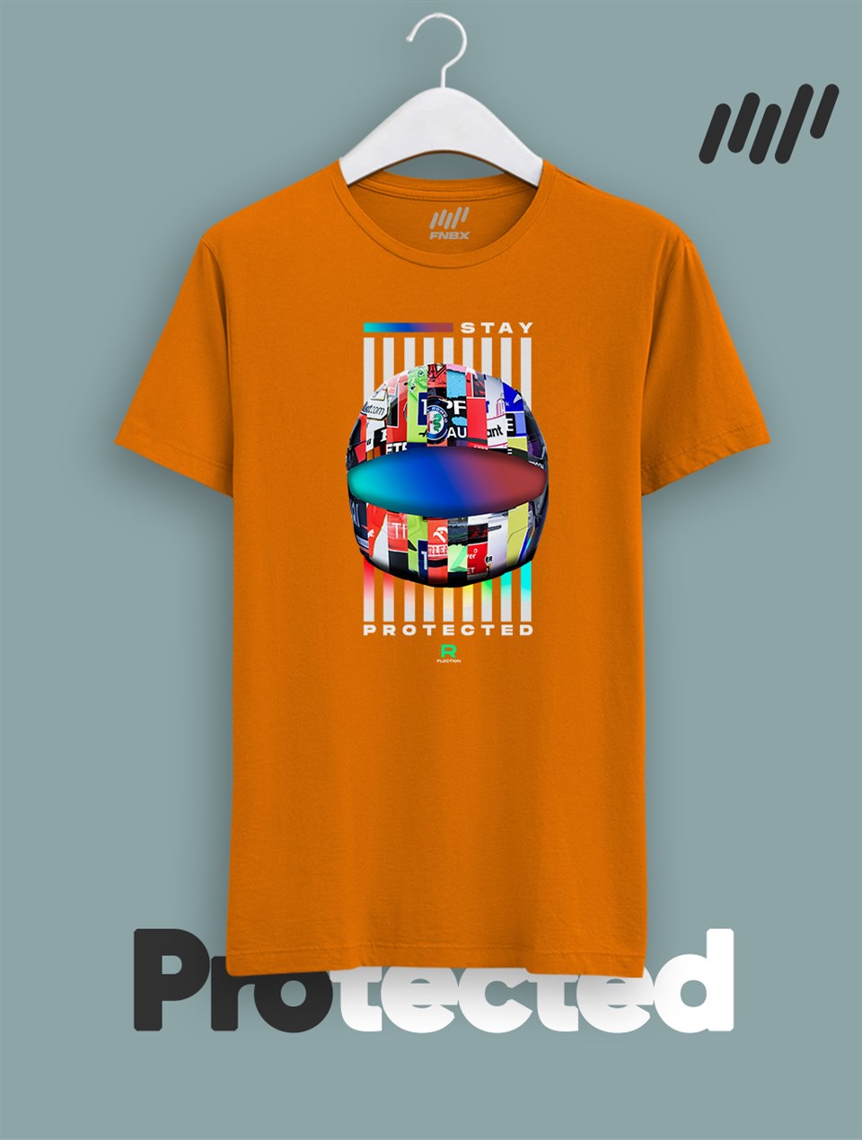 Stay Protected 2021 F1 Kaskları T-Shirt