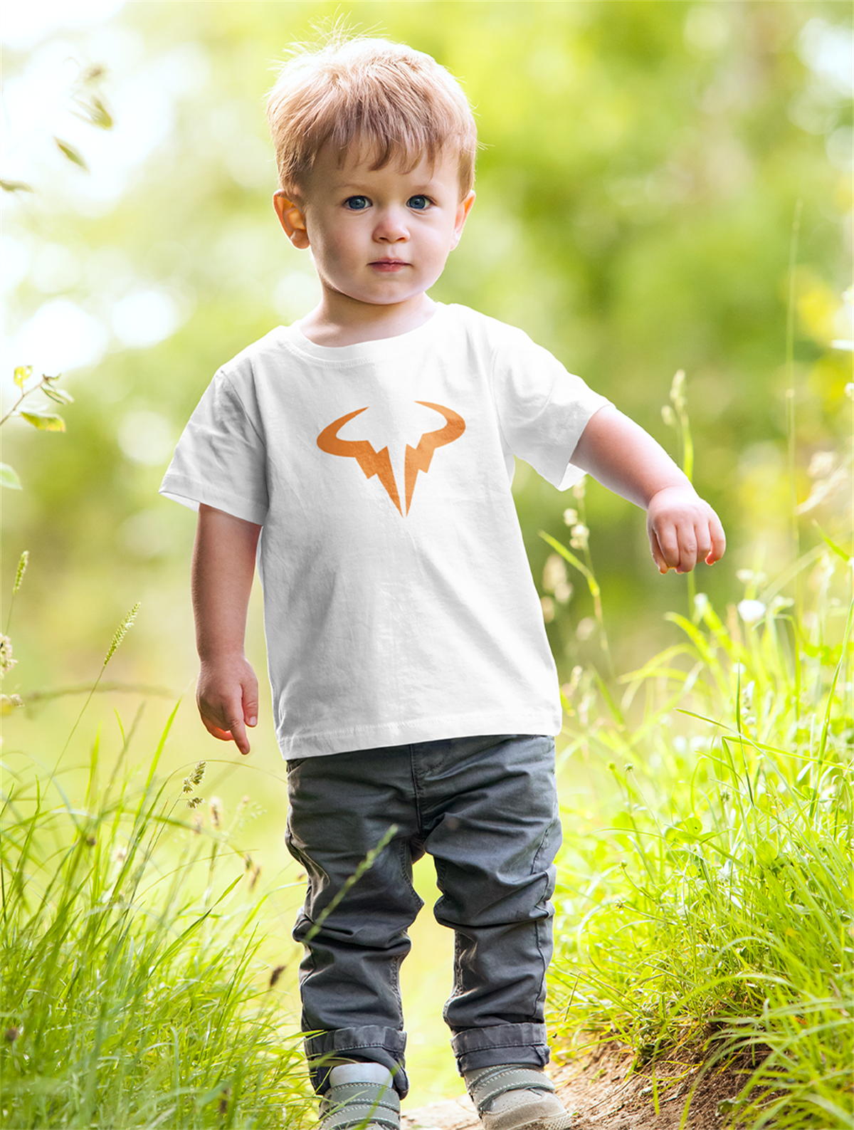 Vamos Turuncu Logo Çocuk T-shirt