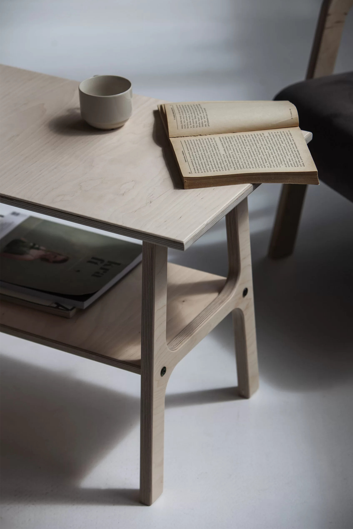 Doğal Ahşap Orta Sehpa