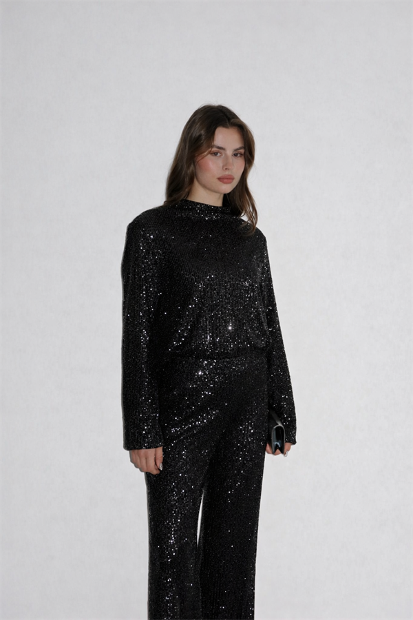 ÖN SİPARİŞTİR ! Shine Bluz Siyah