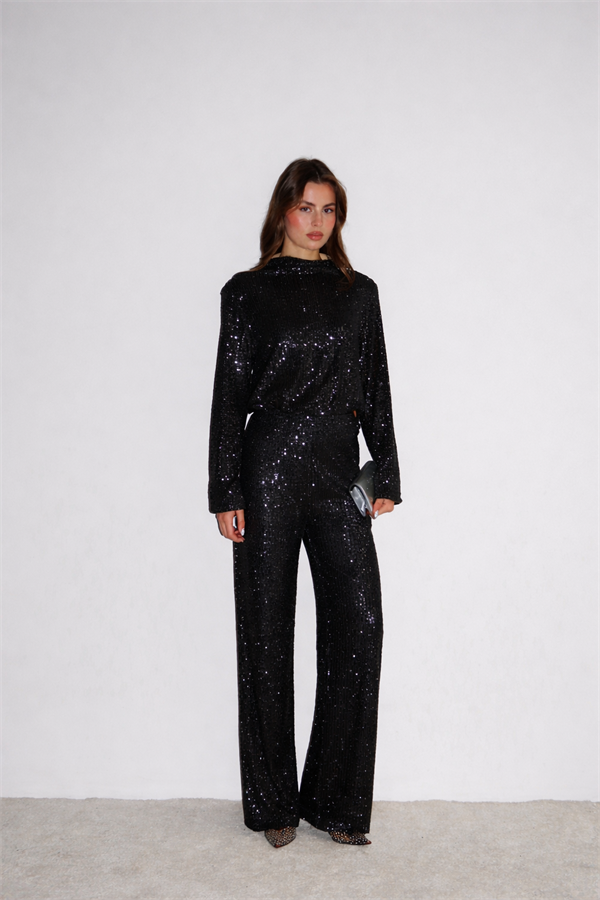 ÖN SİPARİŞTİR ! Shine Pantolon Siyah