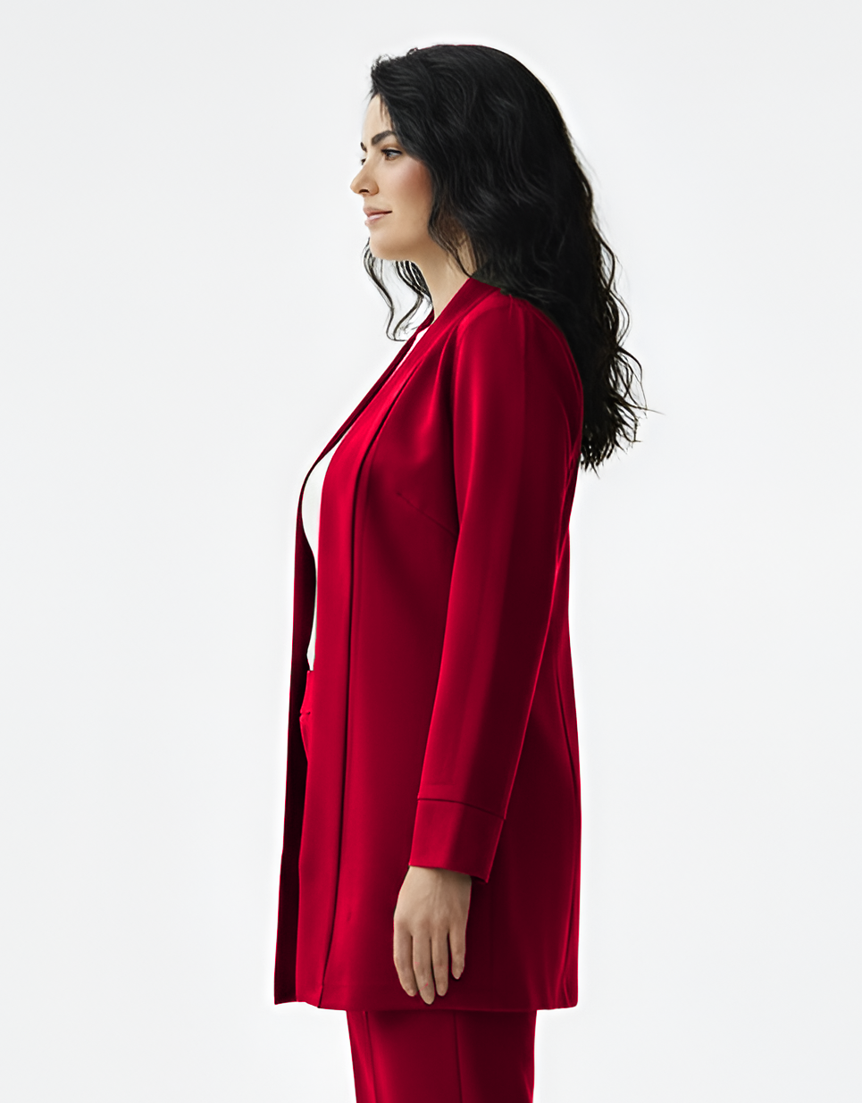 Bordo Kumaş Ceket