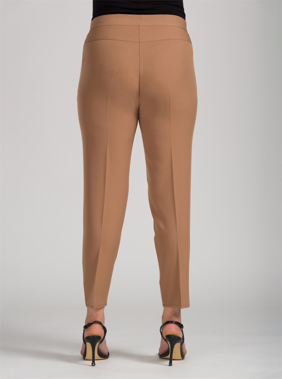 Sütlü Kahve Bilek Paça Kumaş Pantolon