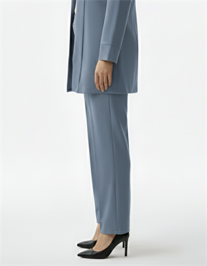 Bebe Mavisi Bol Paça Kumaş Pantolon