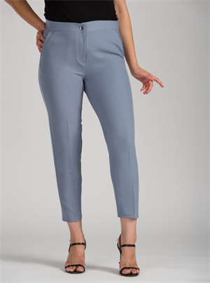 Bebe Mavisi Bilek Paça Kumaş Pantolon