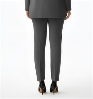 Gri Klasik Paça Kumaş Pantolon