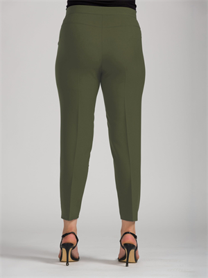 Haki Bilek Paça Kumaş Pantolon