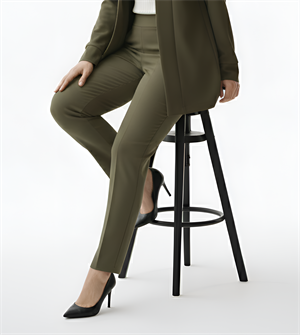 Haki Klasik Paça Kumaş Pantolon