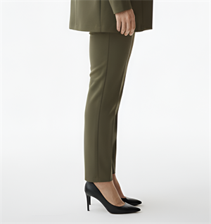 Haki Klasik Paça Kumaş Pantolon