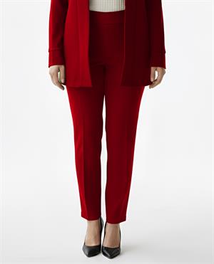 Kırmızı Klasik Paça Kumaş Pantolon