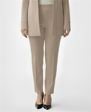 Krem Klasik Paça Kumaş Pantolon