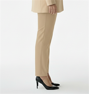 Krem Klasik Paça Kumaş Pantolon