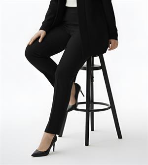 Siyah Klasik Paça Kumaş Pantolon