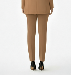 Sütlü Kahve Klasik Paça Kumaş Pantolon