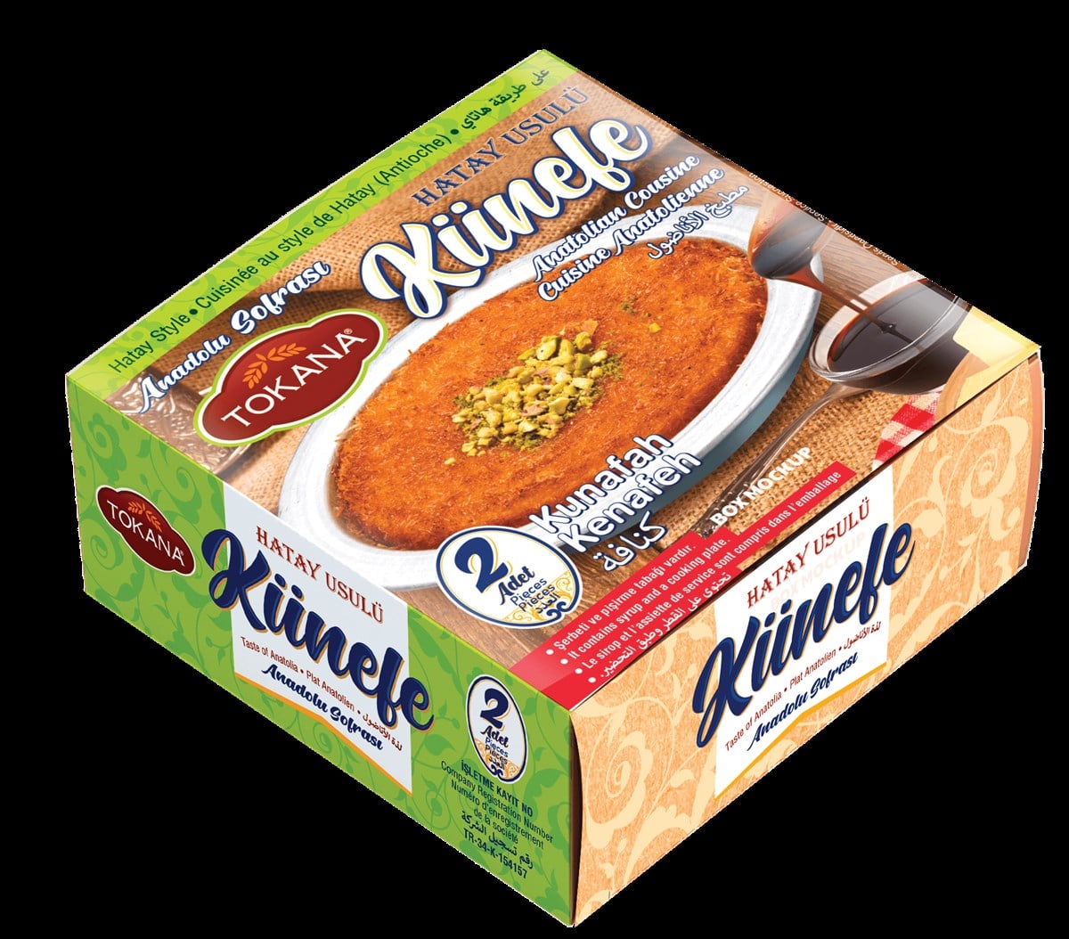 Tokana Künefe 125 gr (2 Adet)