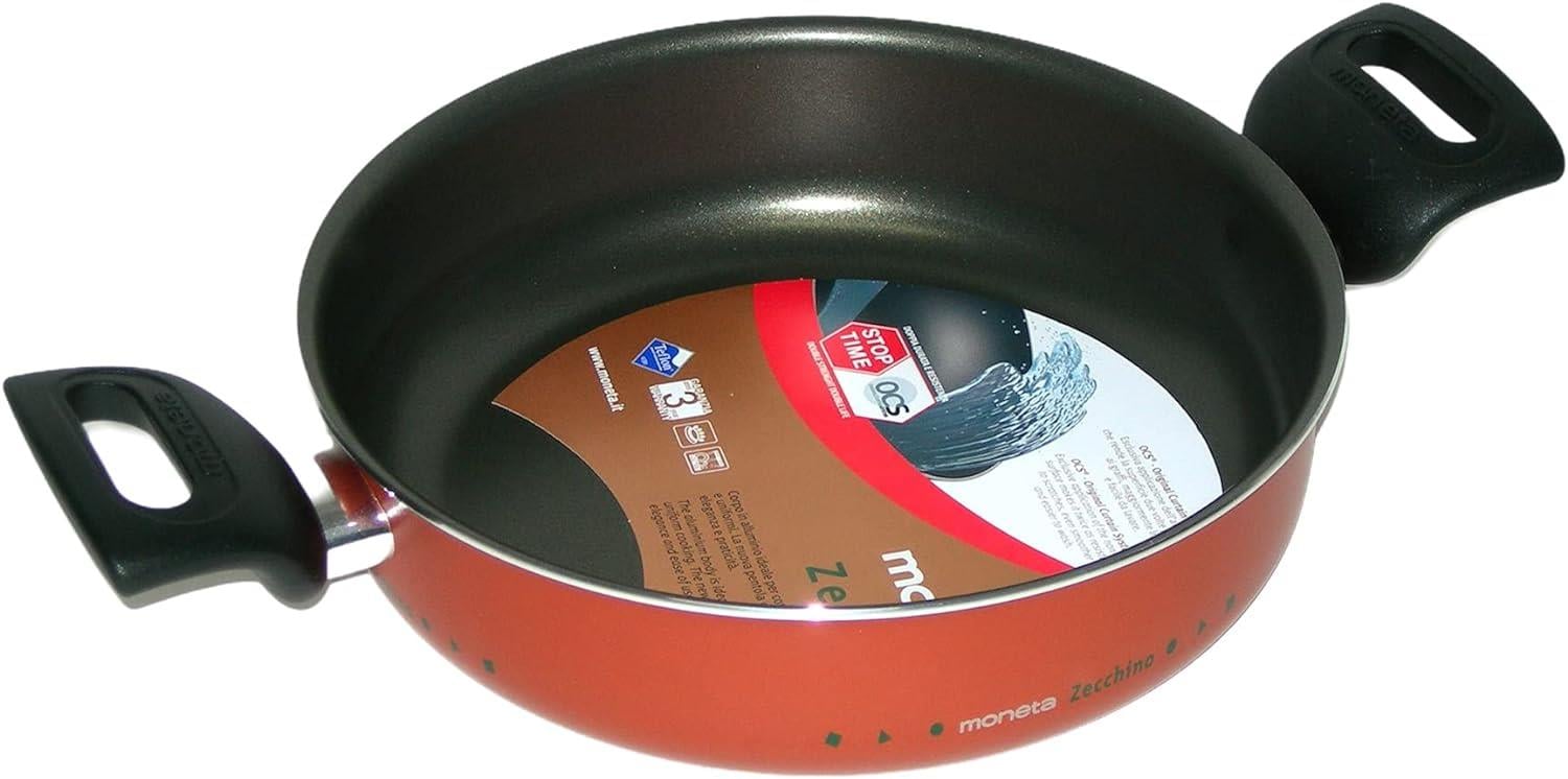 Moneta Zecchino Kısa Tencere 28 Cm  + Cam Kapak