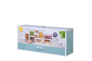 Mepal Set Modula Saklama Kabı 9 Pcs  - Whıte