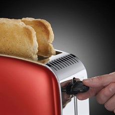 Russell Hobbs 23330-56 İki Dilim Kapasiteli Kırmızı Ekmek Kızartma Makinesi