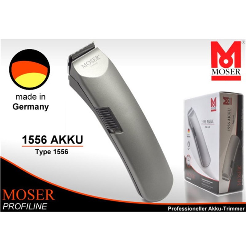 Moser 1556-0062 Akku Şarjlı Saç Sakal Bıyık Ense Kesim Makinesi