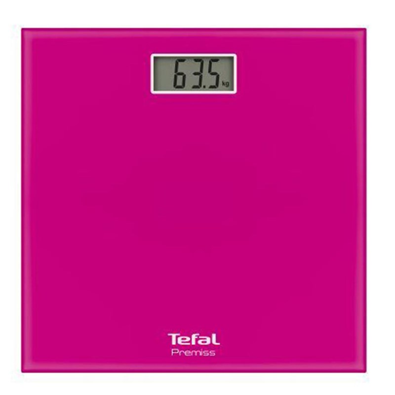 Tefal Premiss Cam Banyo Tartısı (Pembe)