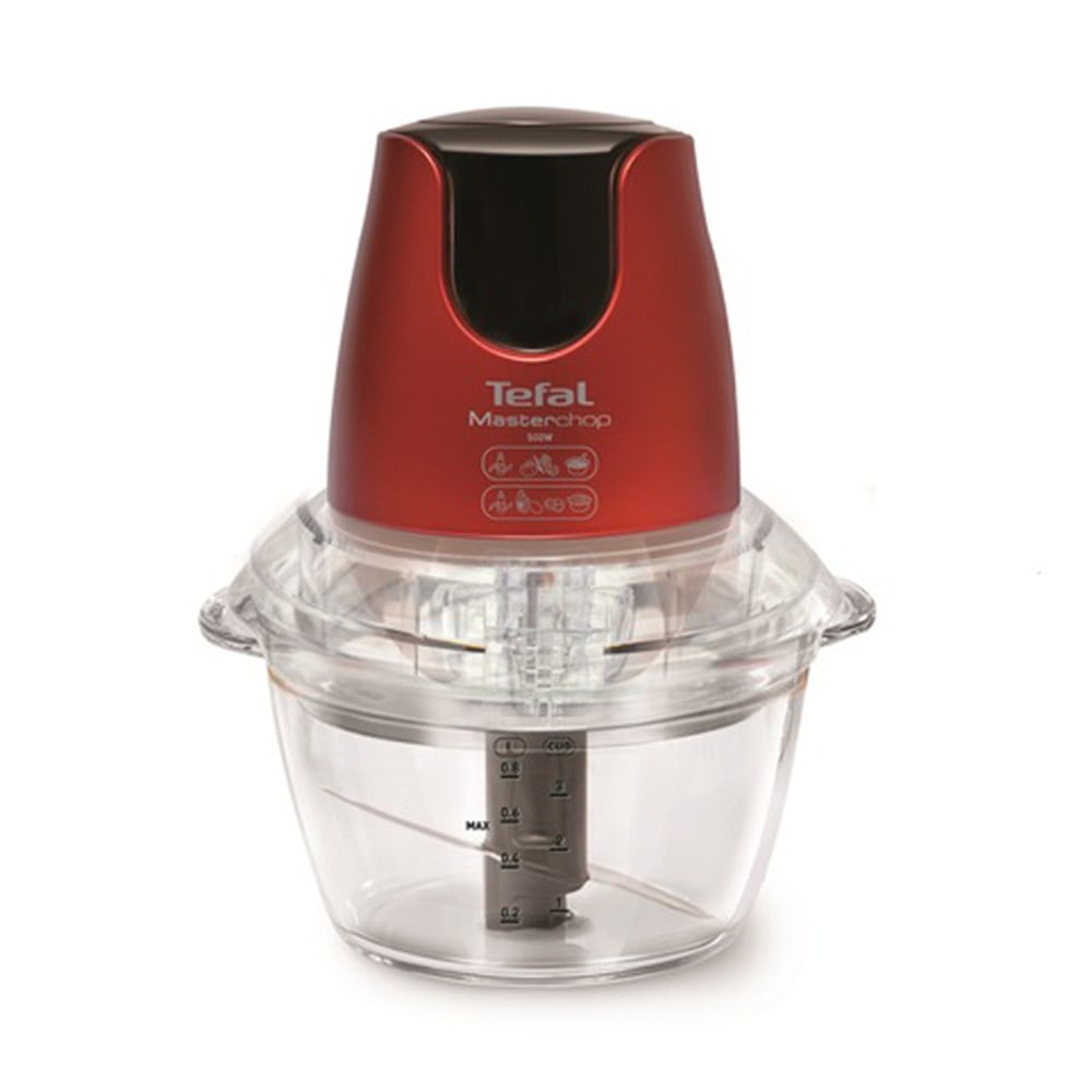 Tefal MasterChop 500 W Kırmızı Cam Rondo 