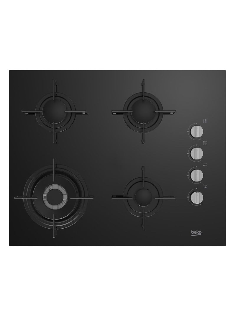 Beko YOCW 64135 DS Wok Gözlü Siyah Cam Ankastre Ocak