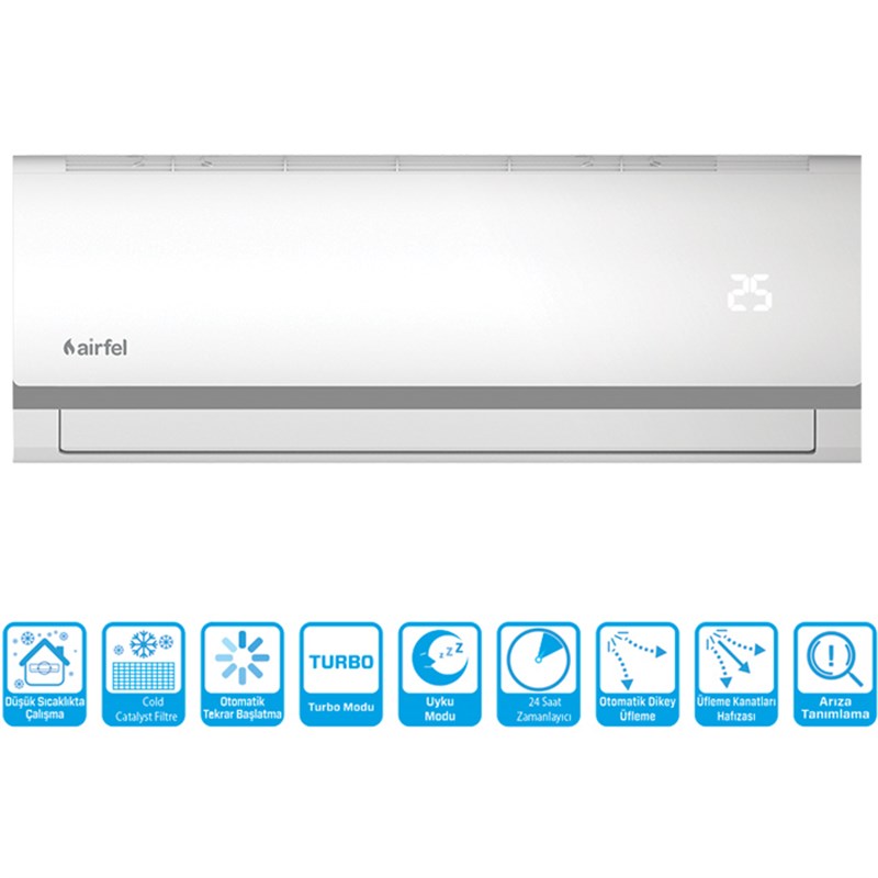 Airfel LTXN35U 12000 BTU A++ Enerji Sınıfı Inverter Duvar Tipi Klima