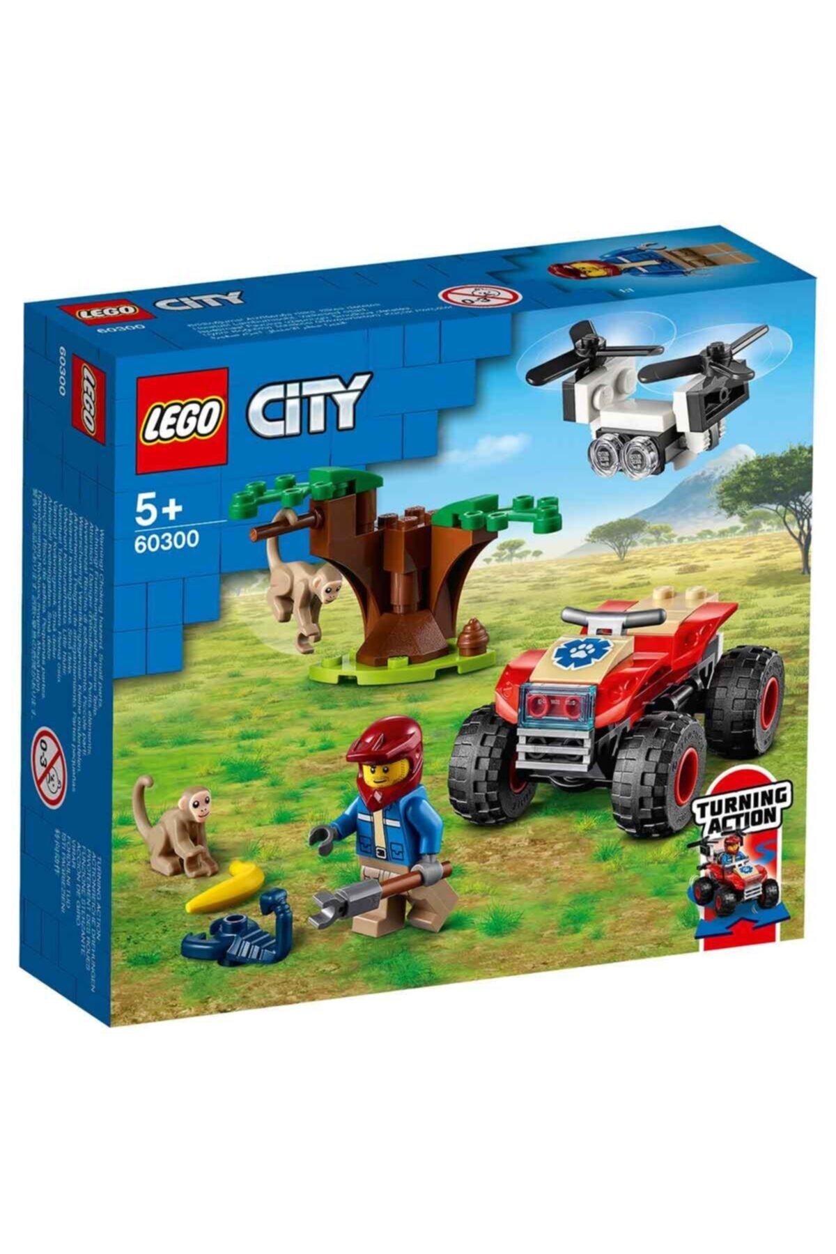 City Stunt Vahşi Hayvan Kurtarma Atv’si 60300