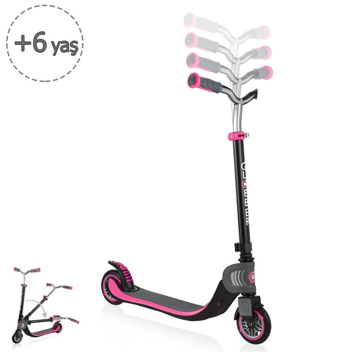 Globber Scooter/Flow 125 Katlanabilir/Pembe 473-114