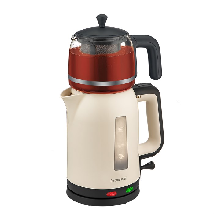 GoldMaster IN-6337 2200 W Çay Makinesi Krem