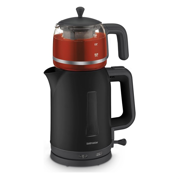 GoldMaster IN-6337S 2200 W Çay Makinesi Siyah