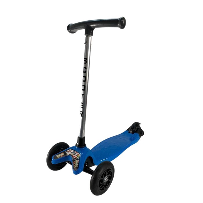Hippie Çocuk Scooter 3 Tekerlekli Mavi