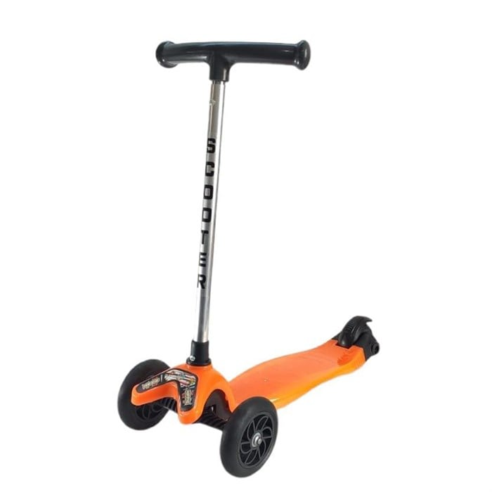Hippie Çocuk scooter 3 Tekerlekli Yükseklik Ayarlı Turuncu