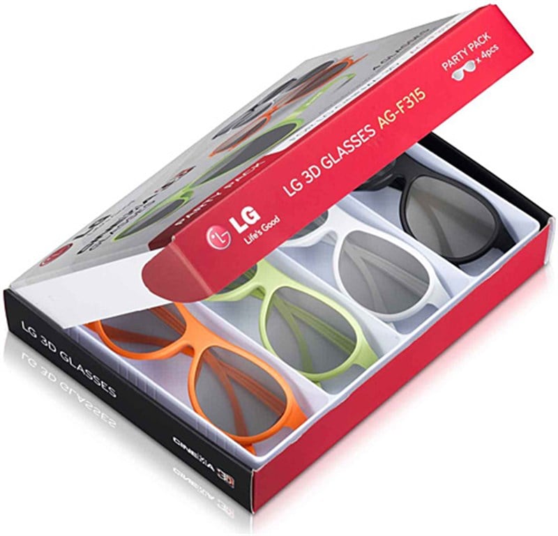 LG AG-F315 4 lü Paket 3D Gözlük Seti