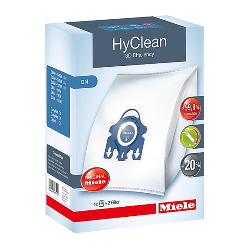 Miele HyClean 3D GN 2'li Filtre 4 Adet Toz Torbası