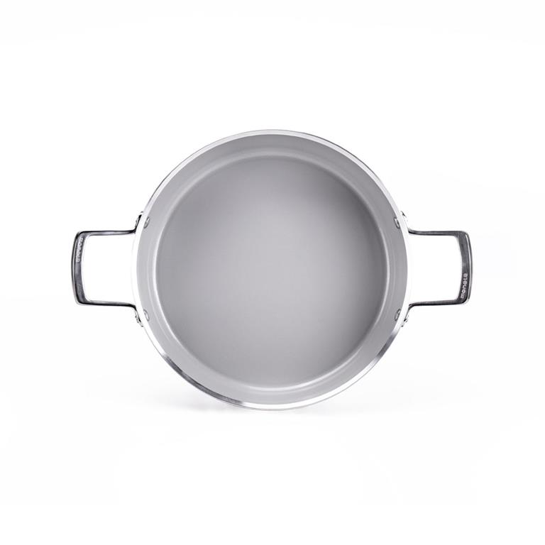 Tegame Moneta 28 Cm Con Rivestimento FineGres Naturale (Senza PFAS) - Alluminio Riciclato, Per Tutti I Fuochi