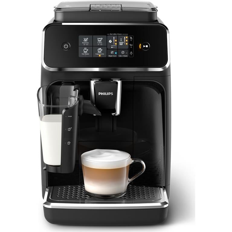 Philips EP2231/40 Tam Otomatik Espresso Makinası, 1.8 L Kapasite, 3 Aromatik Kahve Çeşidi, LatteGo Süt Sistemi, Siyah