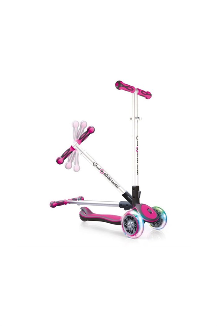Scooter Elite Katlanan Full Işıklı Pembe 449-110 U286556