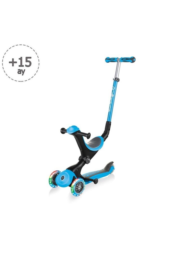 Scooter/go Up Deluxe Işıklı Teker/mavi 646-101