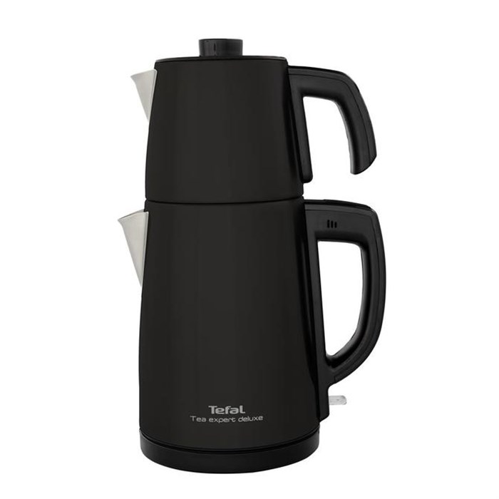 Tefal Tea Expert Deluxe Siyah 1650 W Çelik Demlikli Çay Makinesi