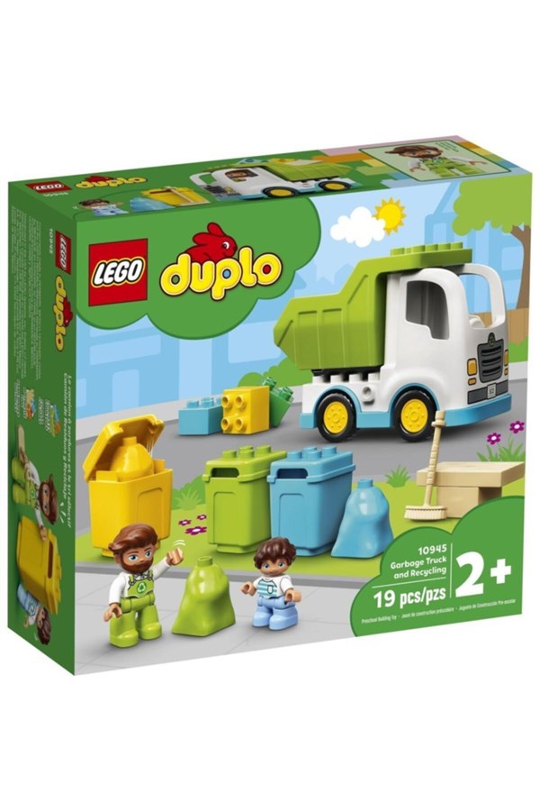 Duplo 10945 Garbage Truck And Recycling