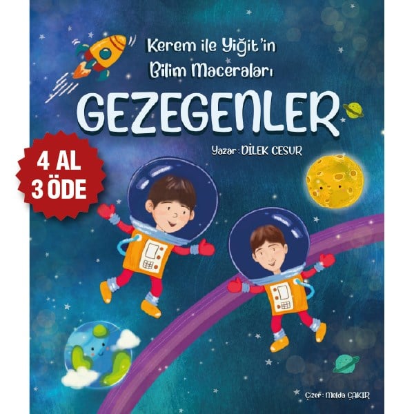 KEREM VE YİĞİT'İN BİLİM MACERALARI - GEZEGENLER - DİLEK CESUR