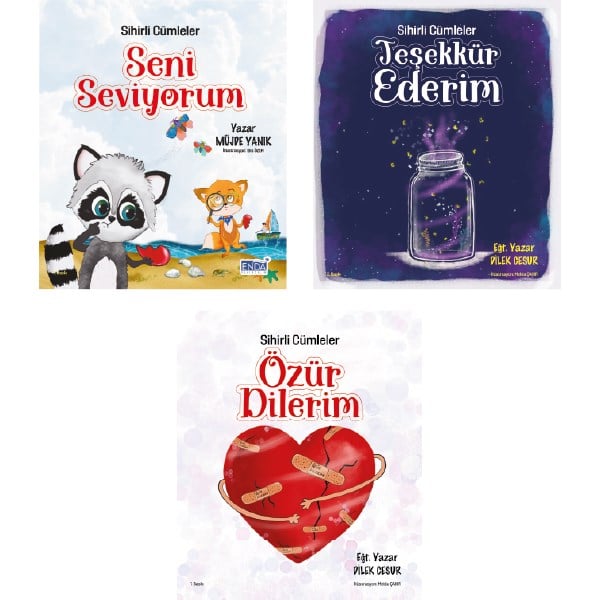 SİHİRLİ CÜMLELER - HİKAYE KİTABI SETİ - DİLEK CESUR - MÜJDE YANIK