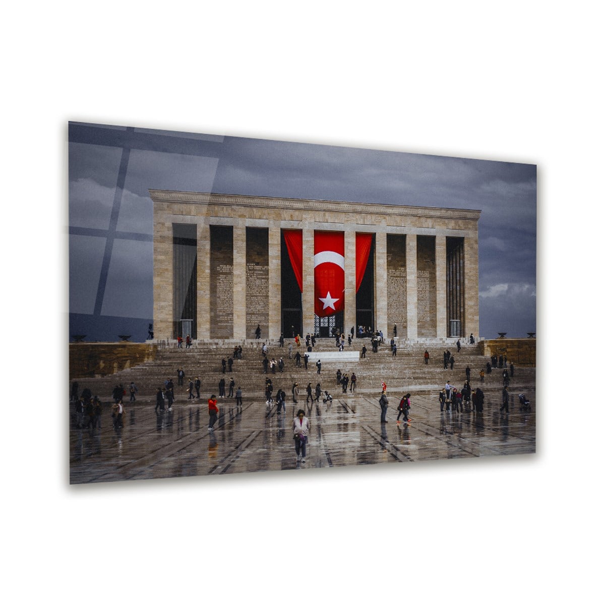 Anıtkabir Yatay Cam Tablo 