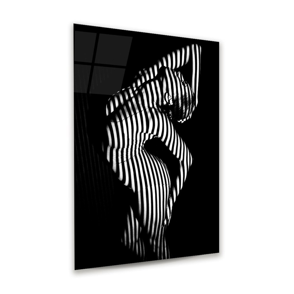 Kadın Dikey Cam Tablo