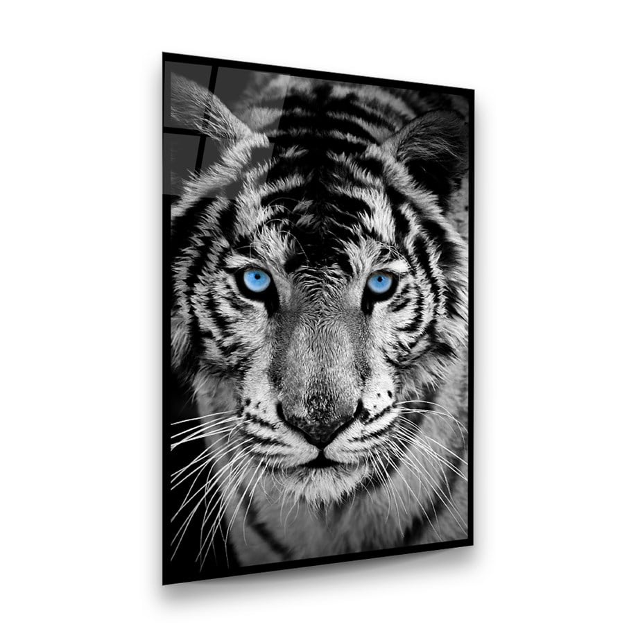 Kaplan Dikey Cam Tablo-Glass Art Concept