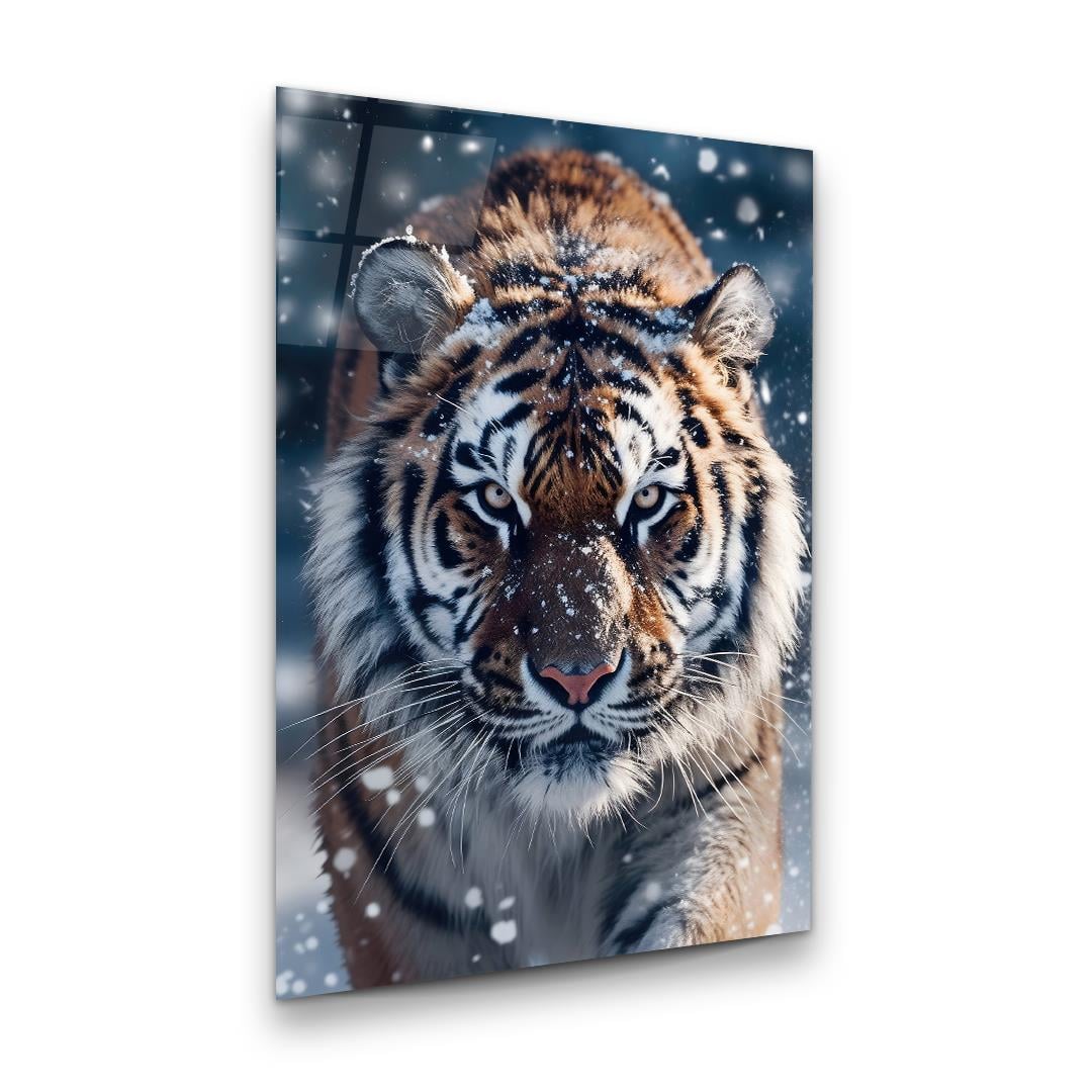 Kaplan Dikey Cam Tablo-Glass Art Concept