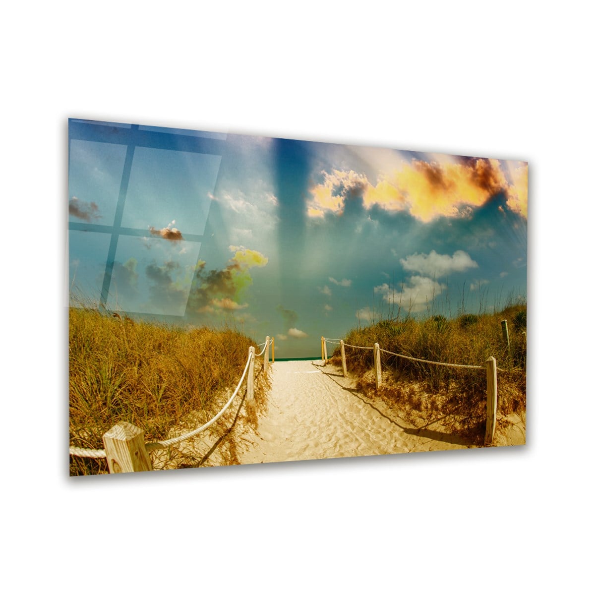 Manzara Yatay Cam Tablo