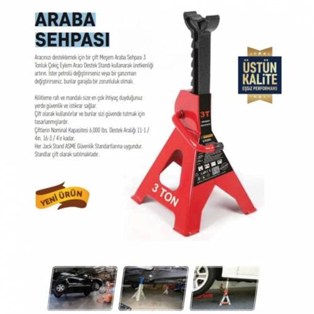 3 Ton Ayaklı Sehpa , Besleme
