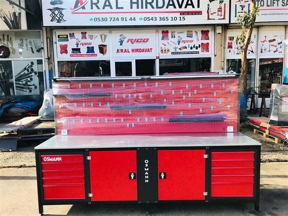 3 Metre 12 Göz Takım Tezgahı